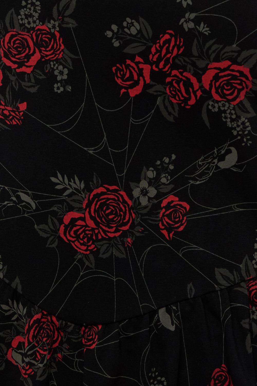 Poisoned Rose Midi Dress Killstar