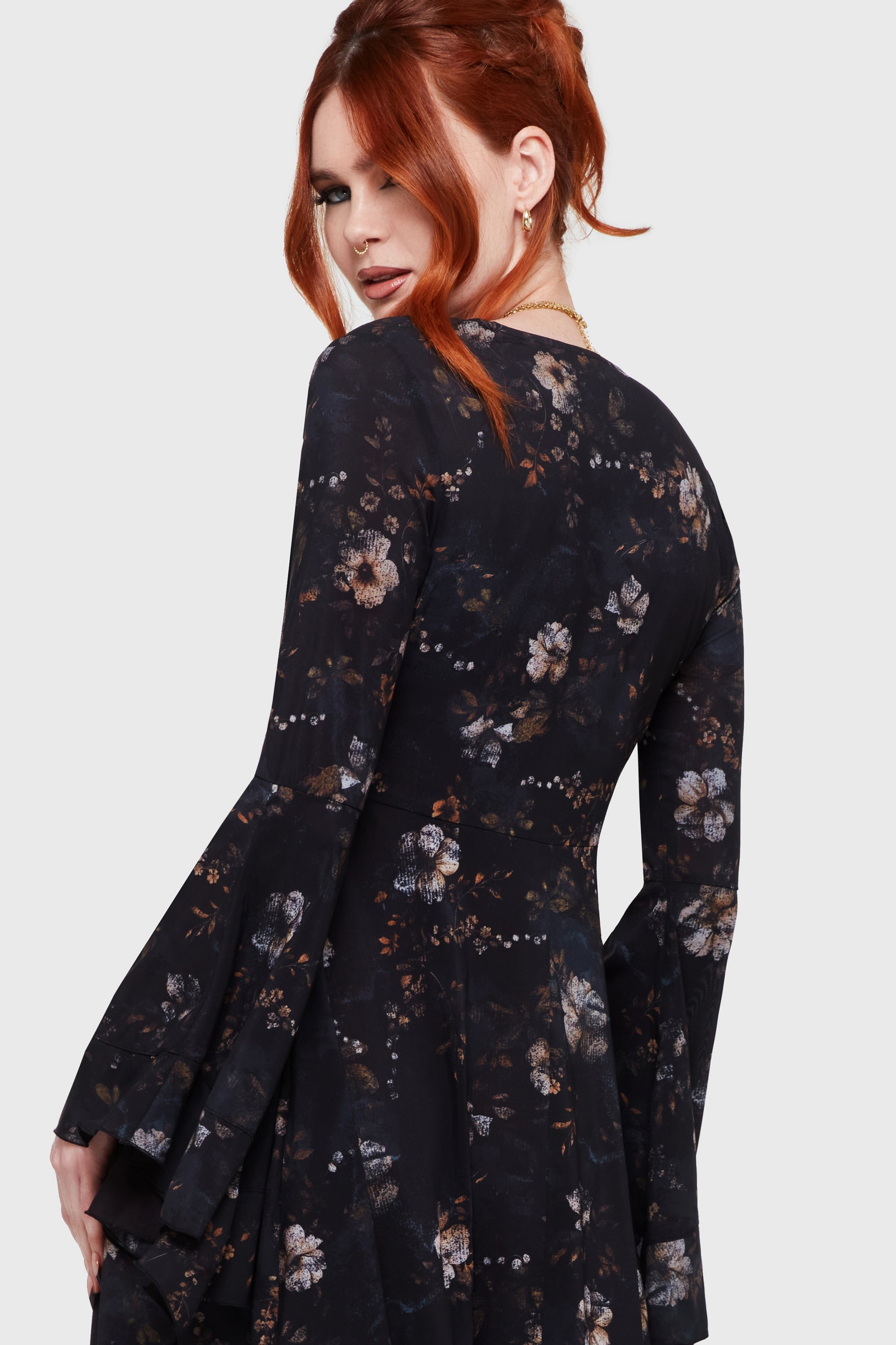 Autumna's Night Midi Dress Killstar