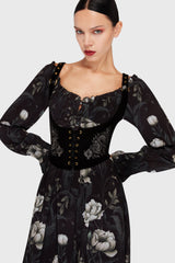 Ivory's Chorus Midi Dress Killstar