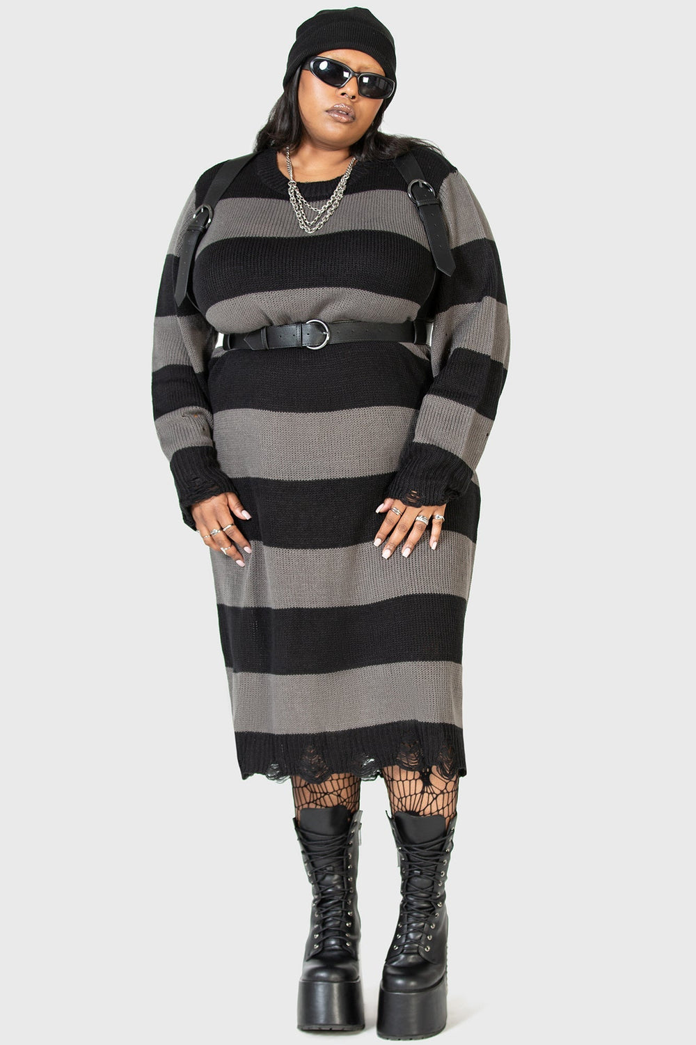 Within Souls Sweater Dress Killstar