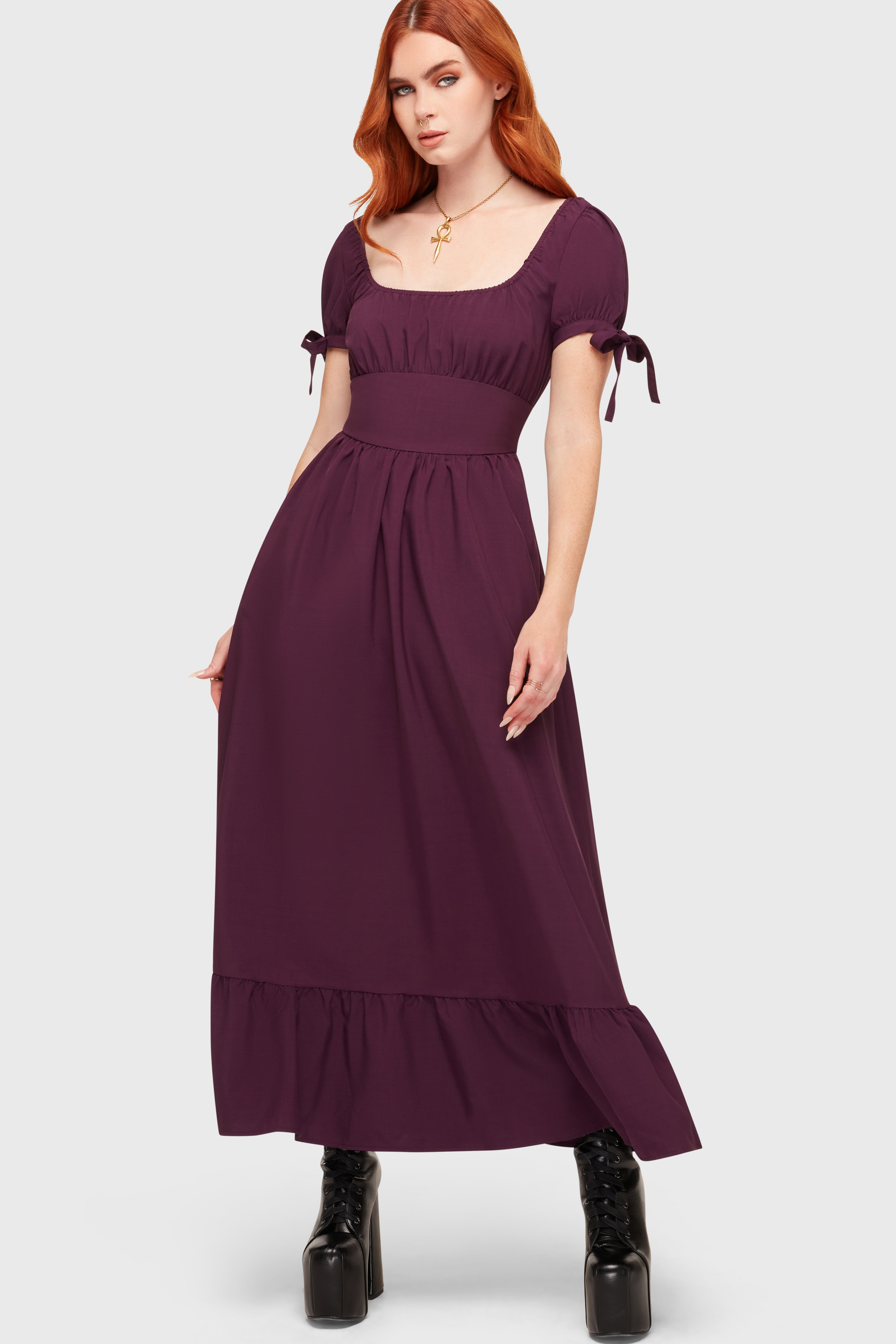 Grim Gretchen Dress [Purple] Killstar