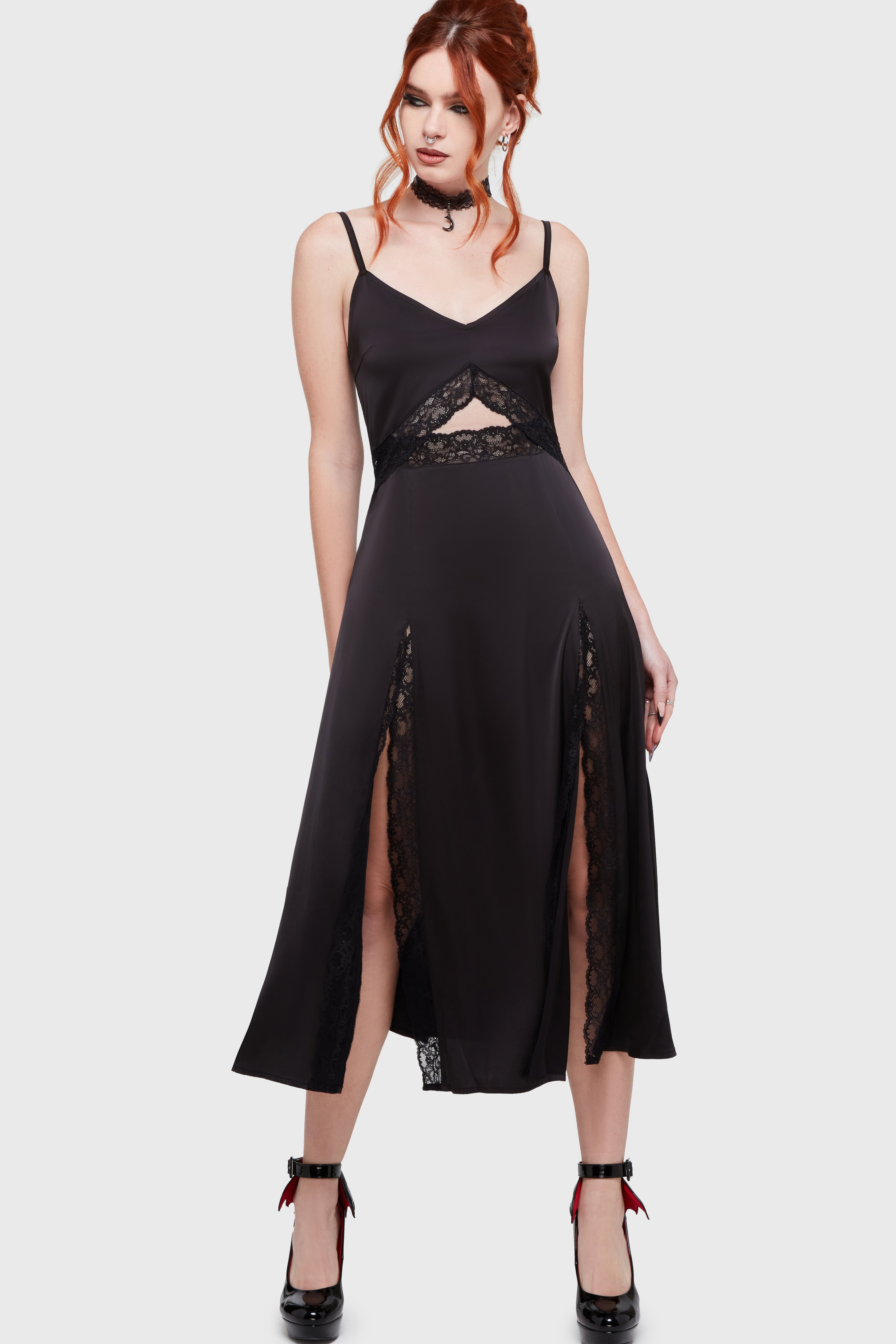 Twilight Waltz Midi Dress Killstar