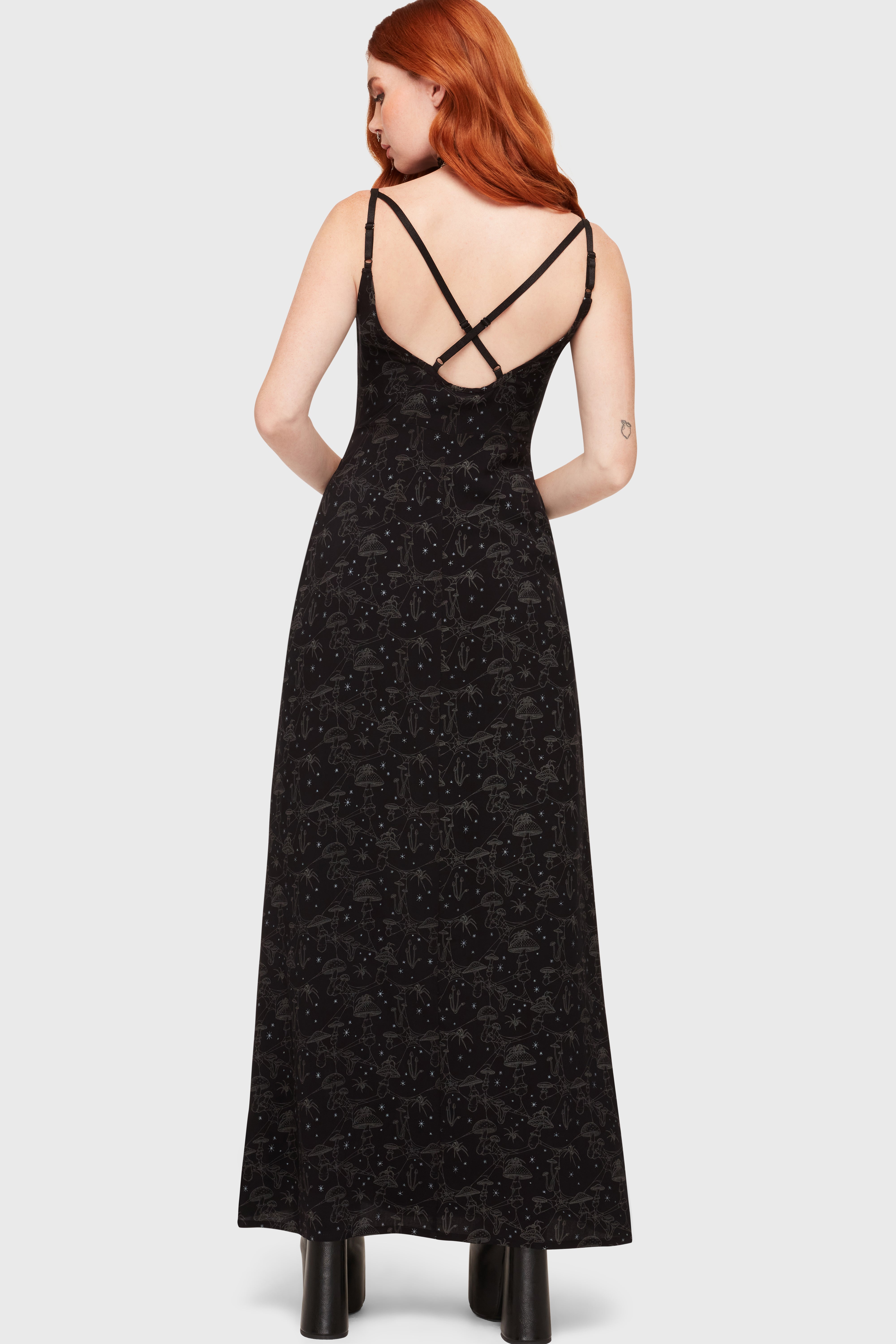 Garden Of Venom Maxi Dress Killstar