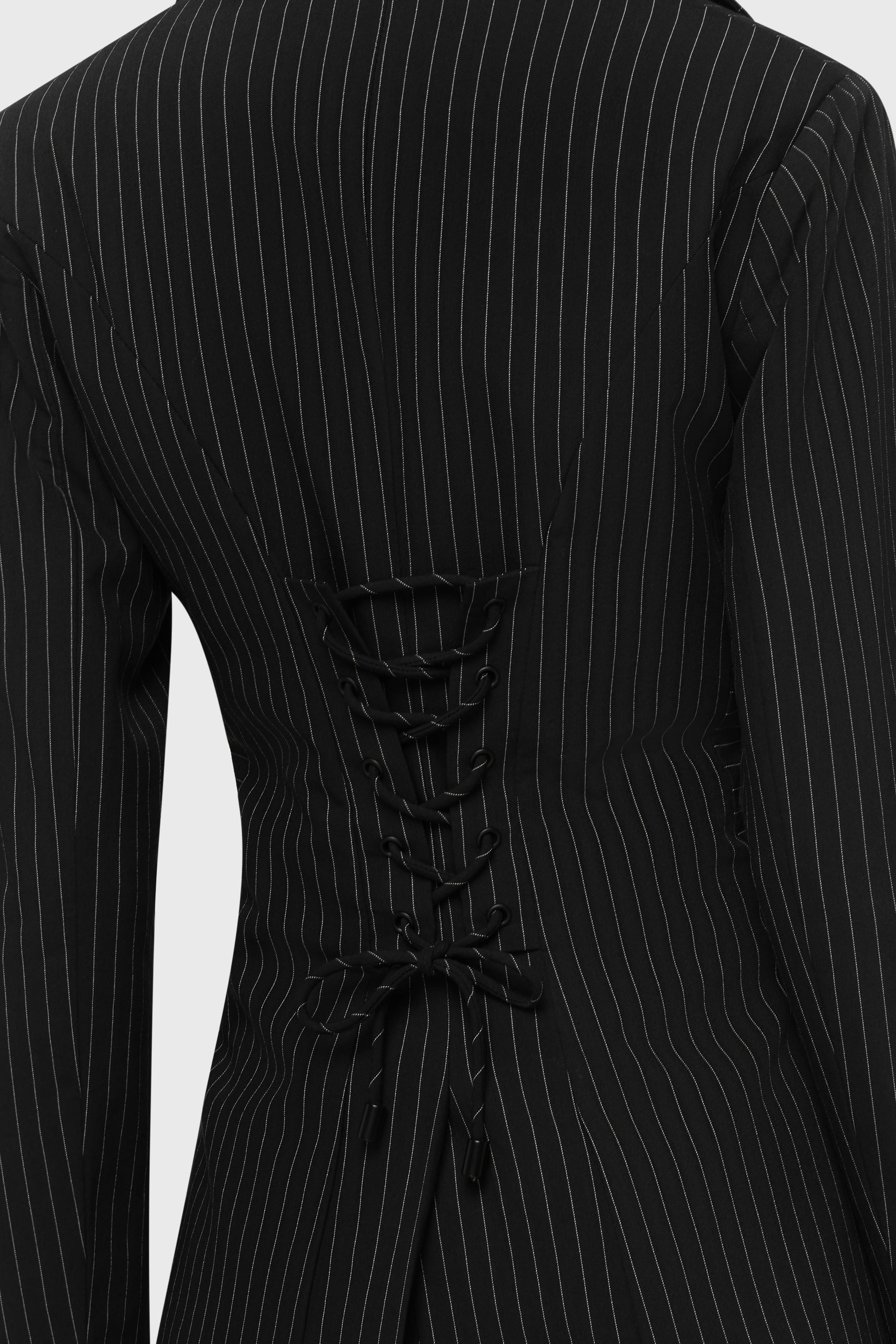 Oblivienne Jacket [Black Pinstripe] Killstar