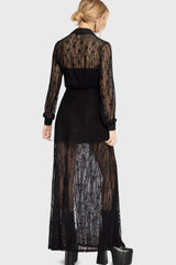 Transept Maxi Skirt Killstar