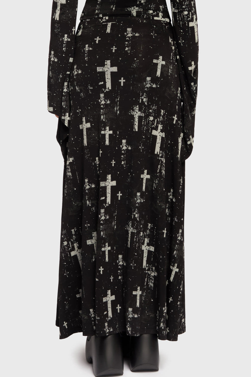 Tenebris Chapel Maxi Skirt Killstar