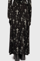 Tenebris Chapel Maxi Skirt Killstar
