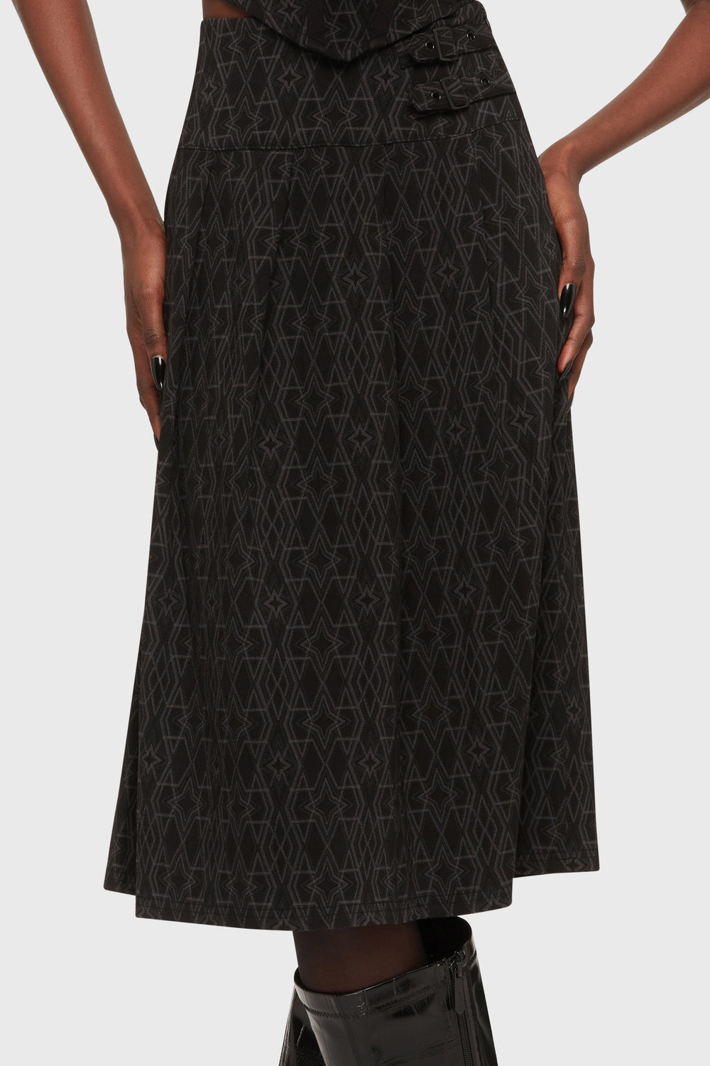 Morrisa Midi Skirt Killstar
