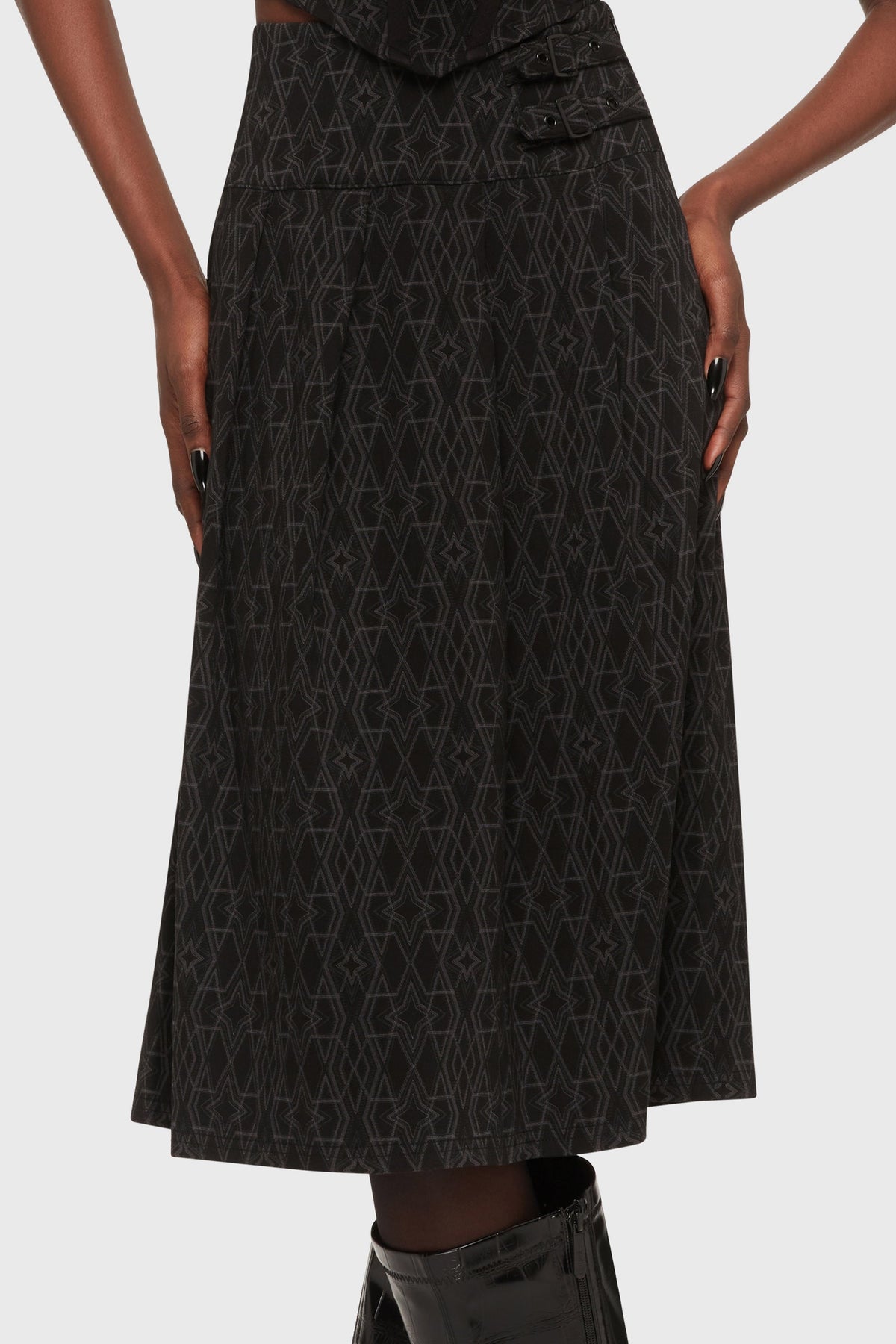 Morrisa Midi Skirt Killstar