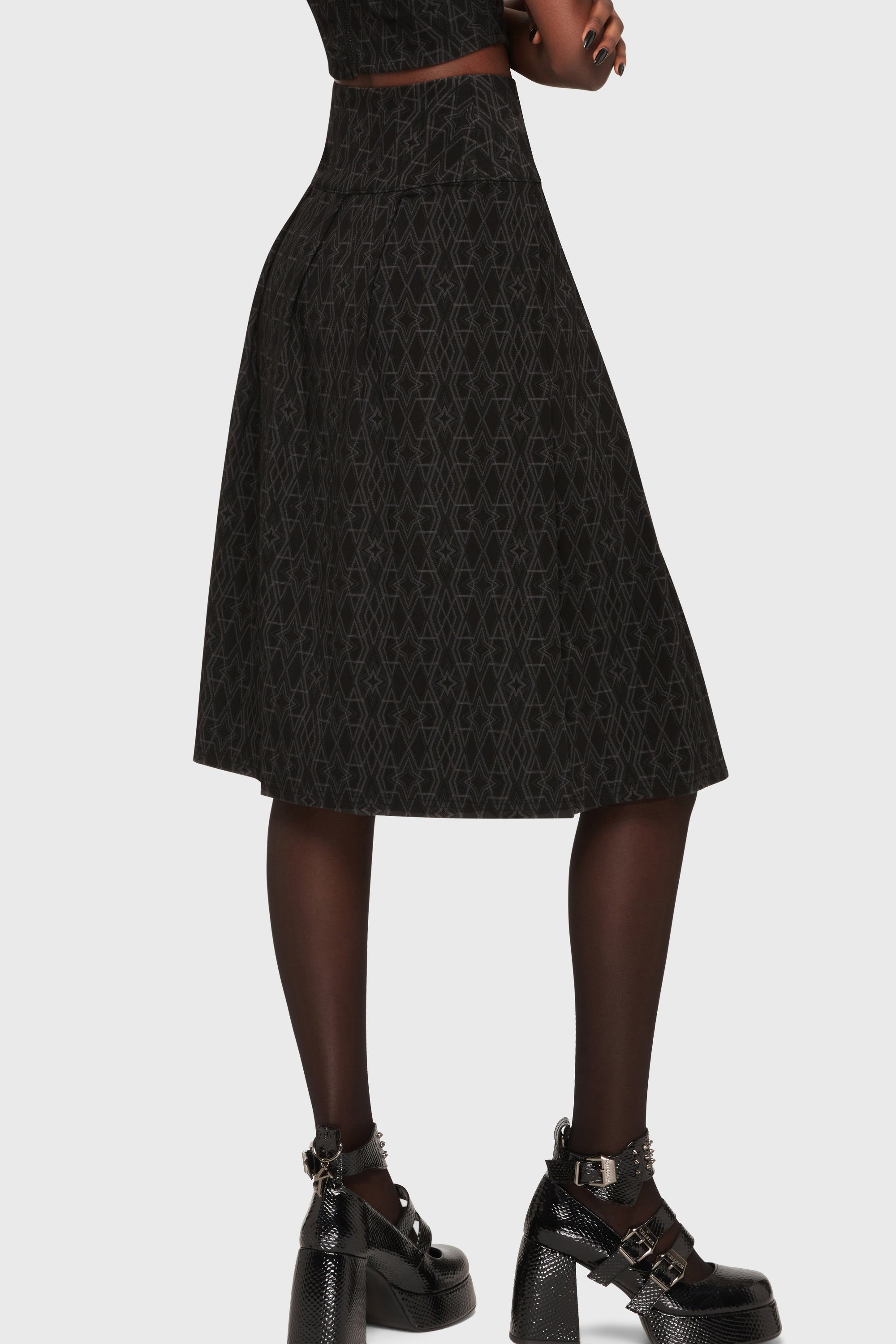 Morrisa Midi Skirt Killstar