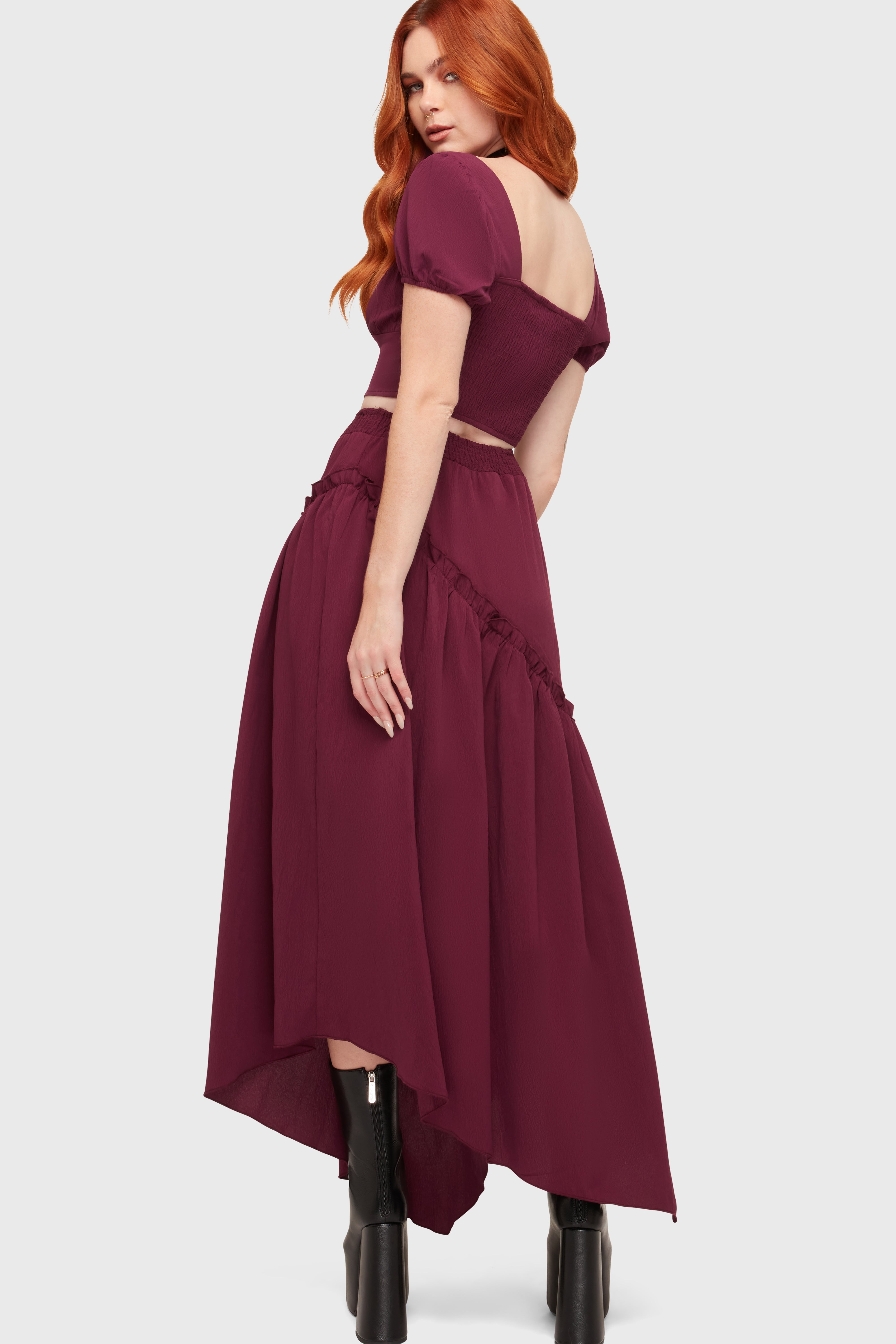 Wild Petal Maxi Skirt Killstar