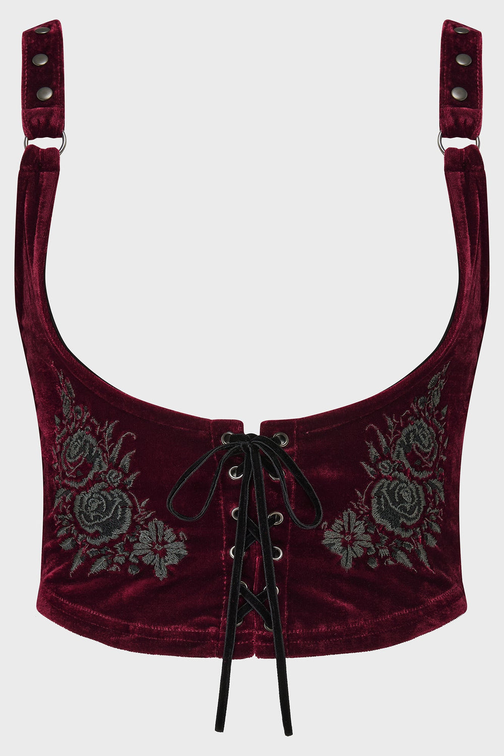 A Devil's Rose Underbust Corset Top Killstar