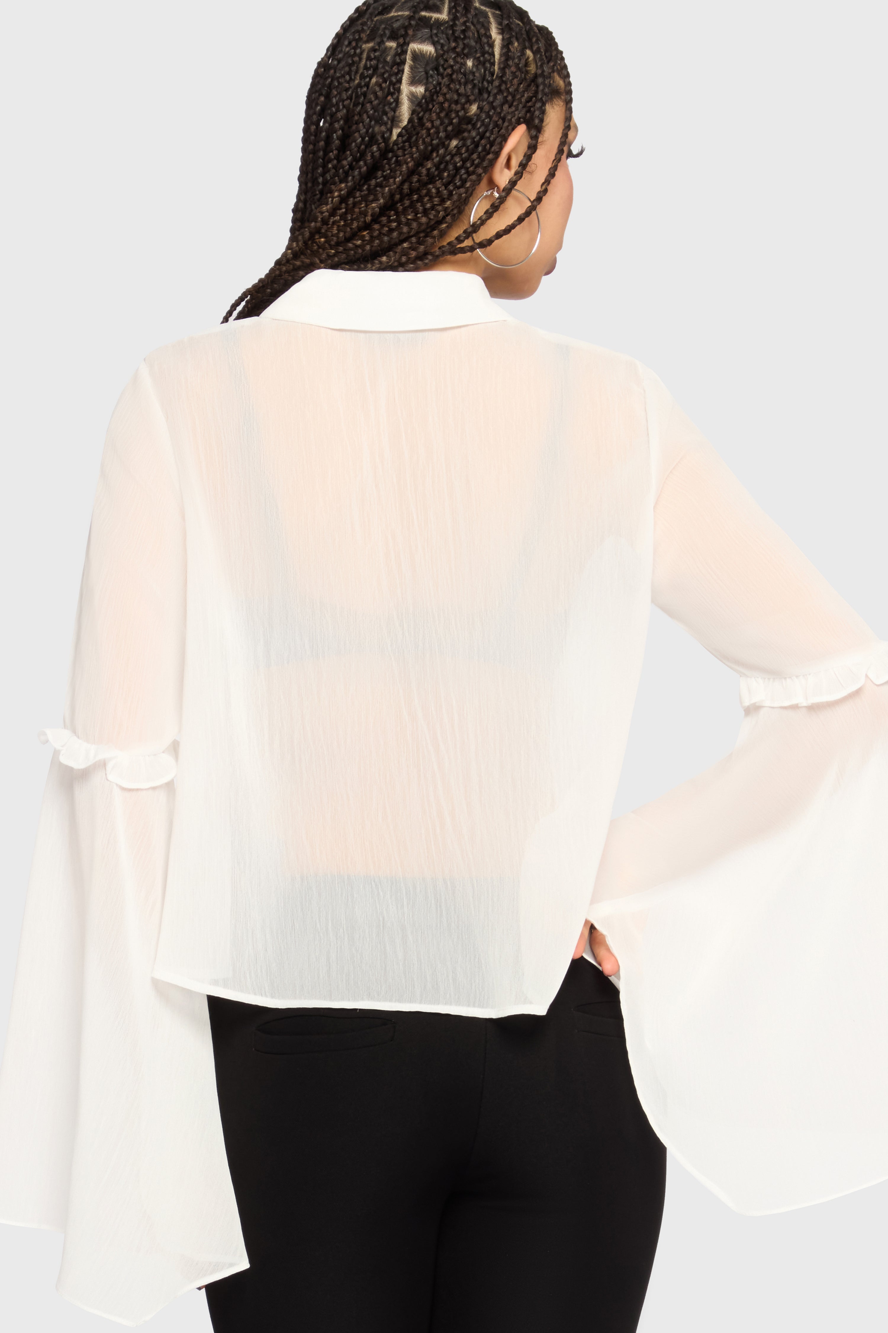 Fawnelle Flared Sleeve Shirt Killstar
