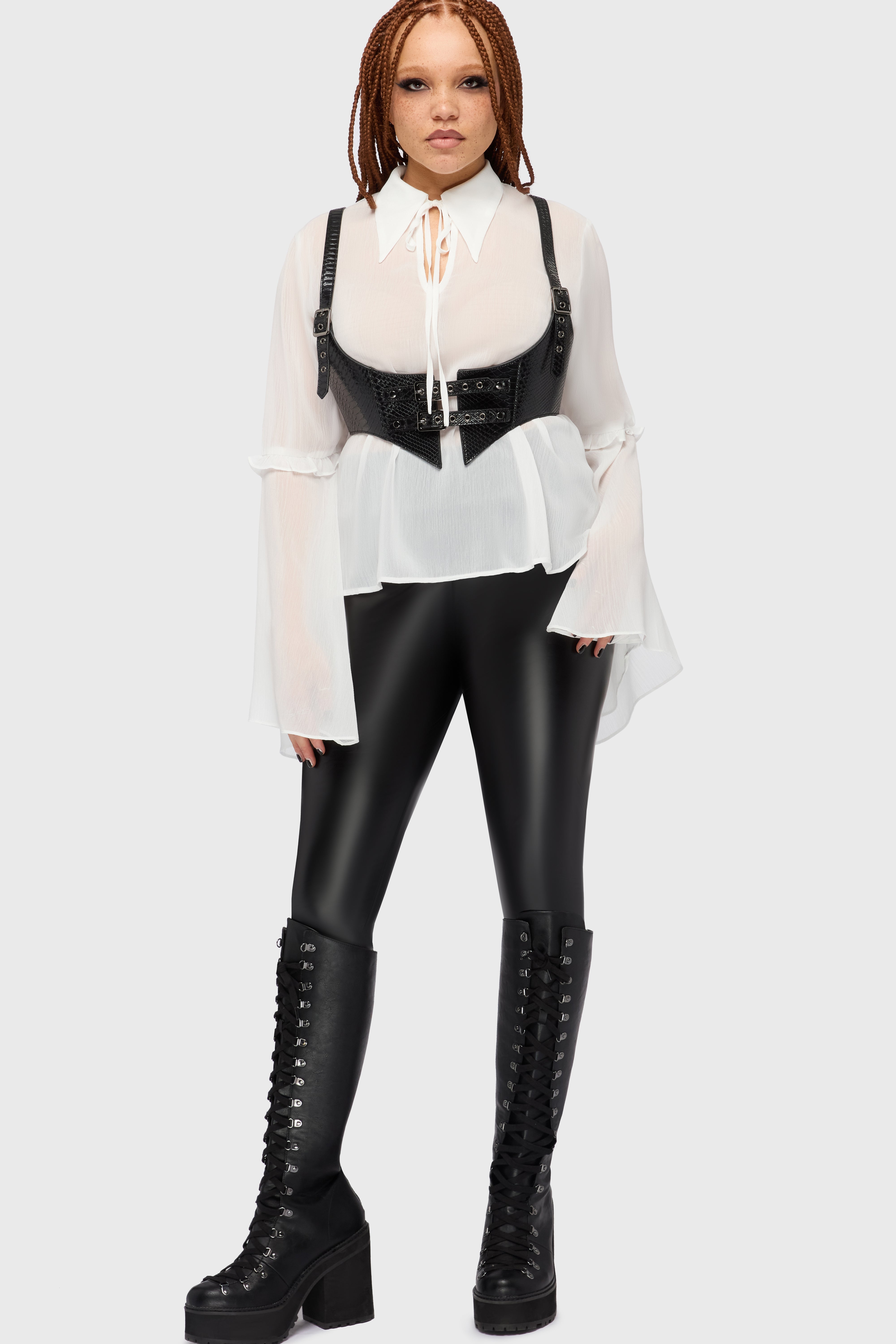 Fawnelle Flared Sleeve Shirt Killstar