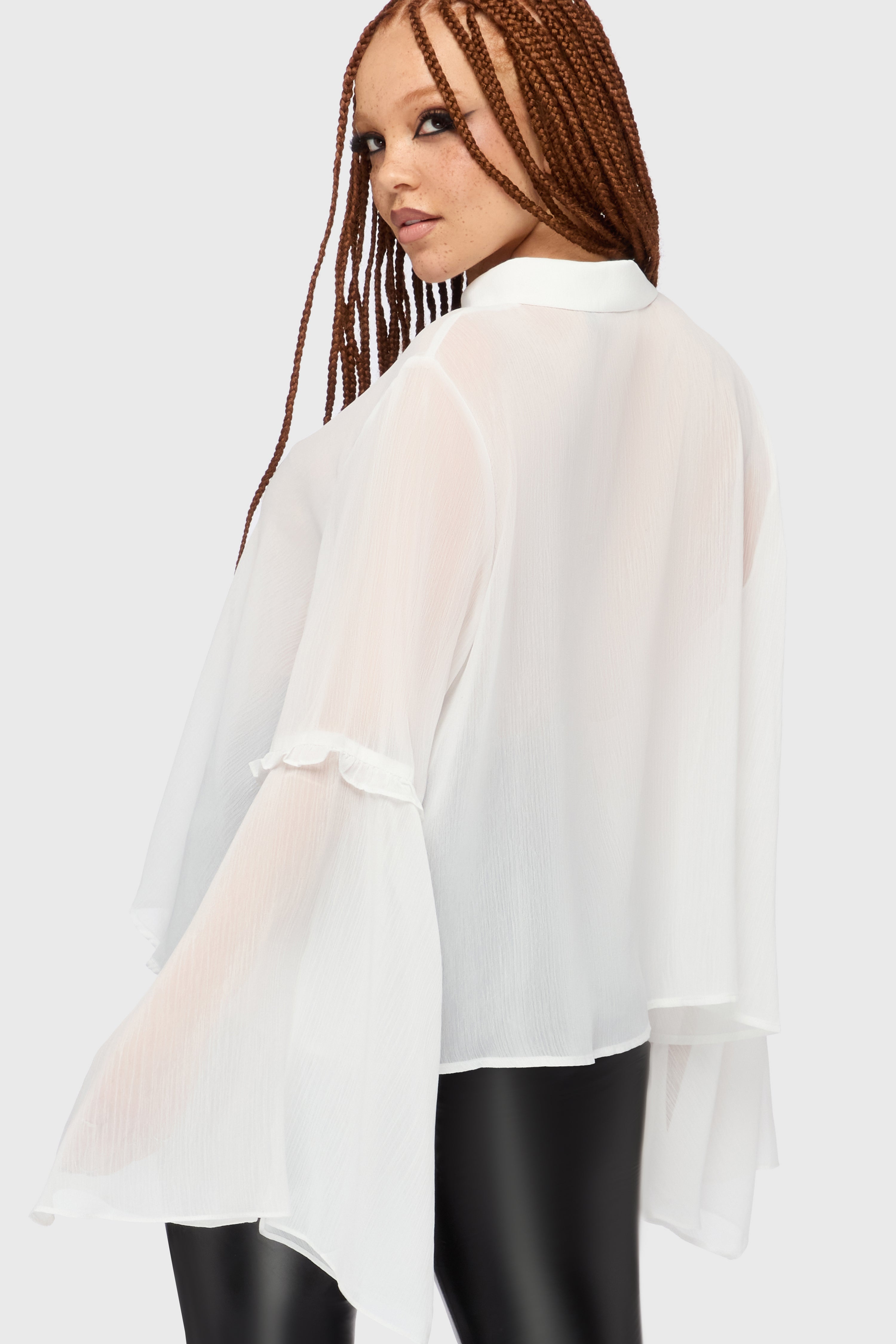 Fawnelle Flared Sleeve Shirt Killstar