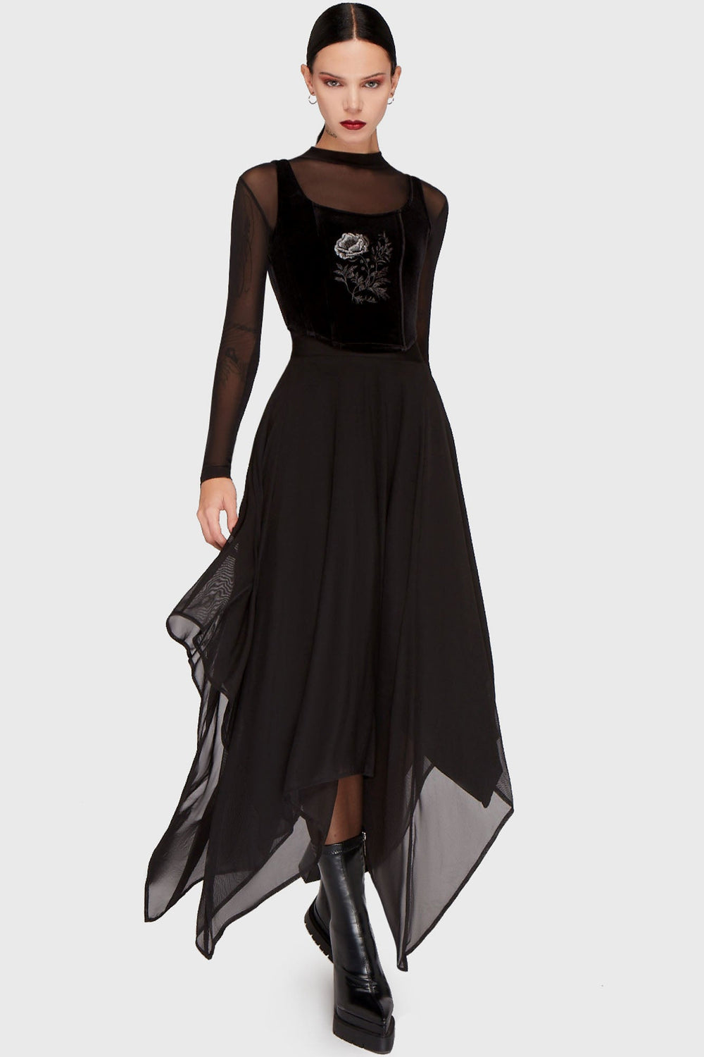 Ravens Rose Corset Killstar