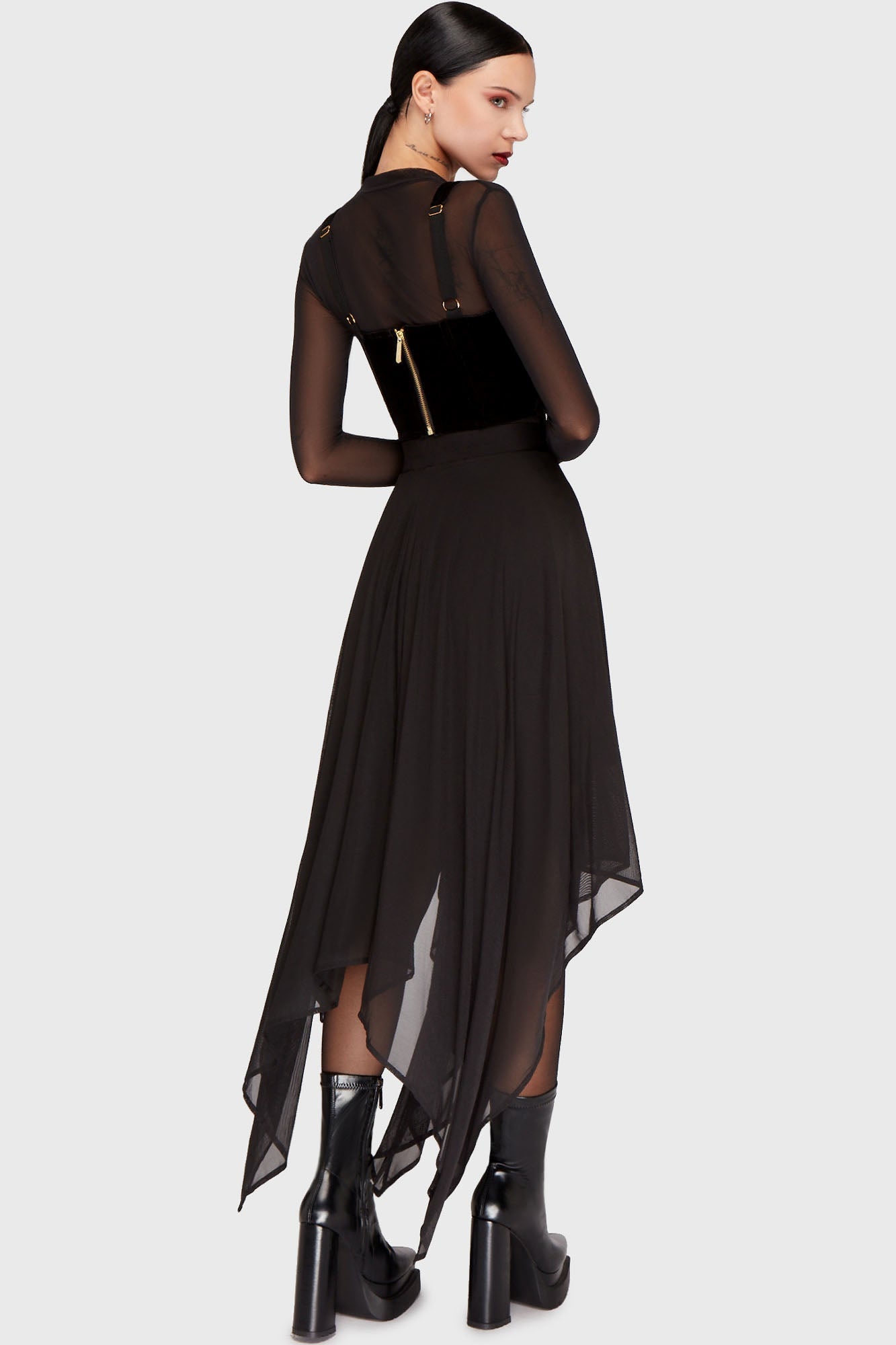 Ravens Rose Corset Killstar