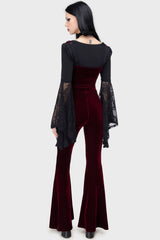 A Devil's Rose Underbust Corset Top Killstar