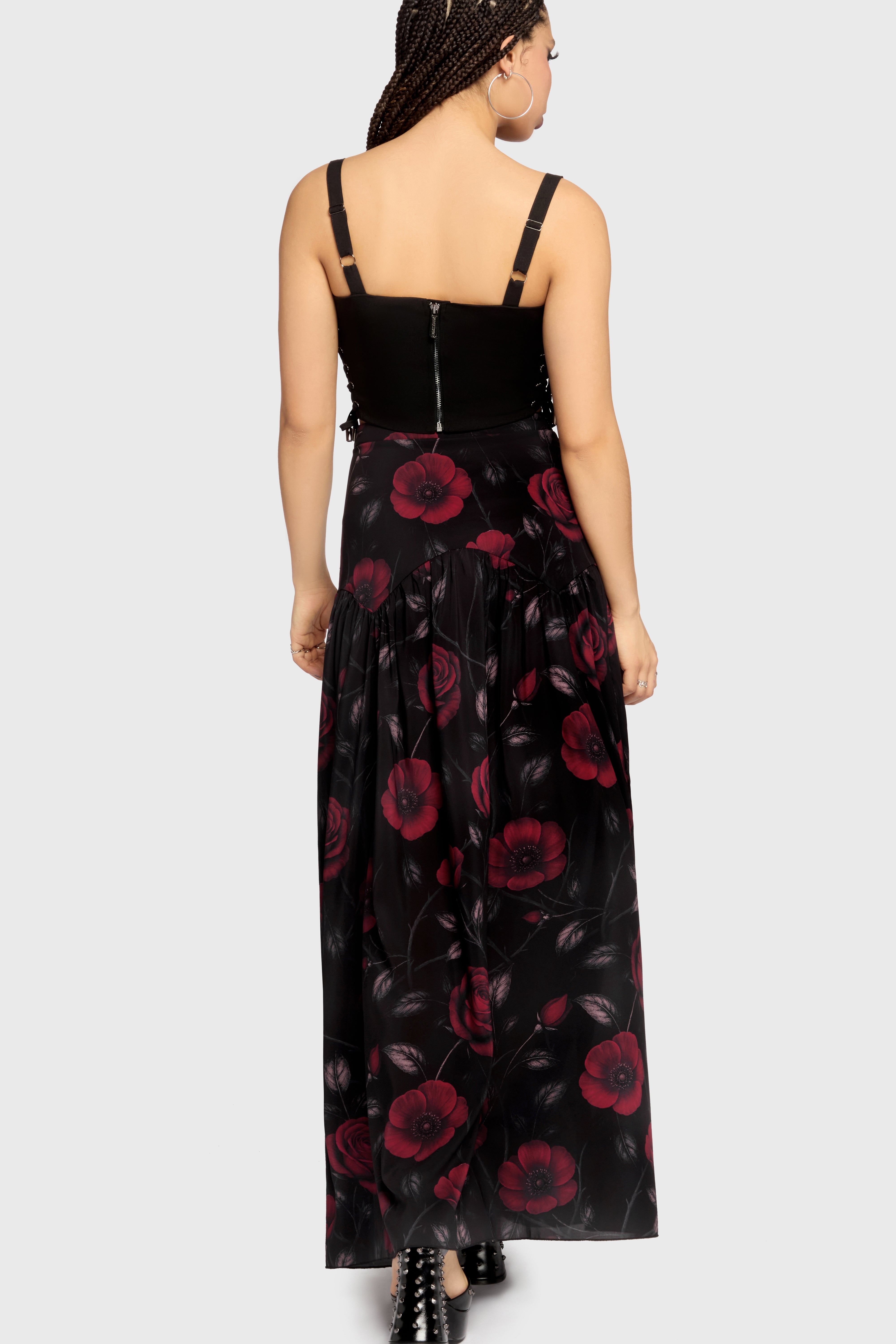 Fawnelle Dropped Waist Skirt Killstar