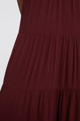 Thursday's Woe Maxi Skirt [Burgundy] Killstar