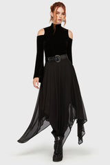 Nix Maxi Skirt Killstar