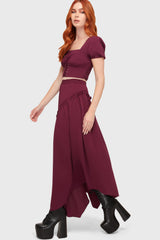 Wild Petal Maxi Skirt Killstar