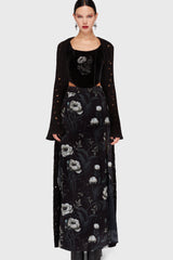Ivory's Chorus Maxi Skirt Killstar