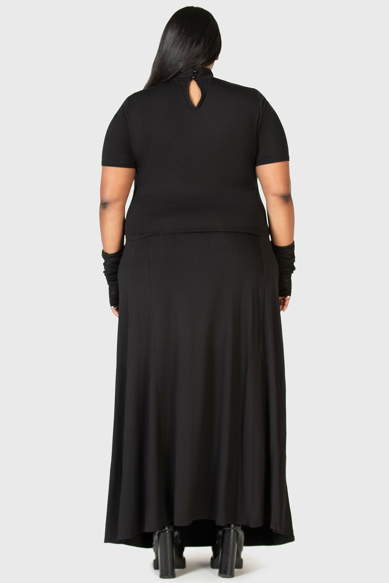 Secretly Weep Maxi Skirt Killstar