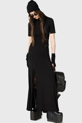 Secretly Weep Maxi Skirt Killstar