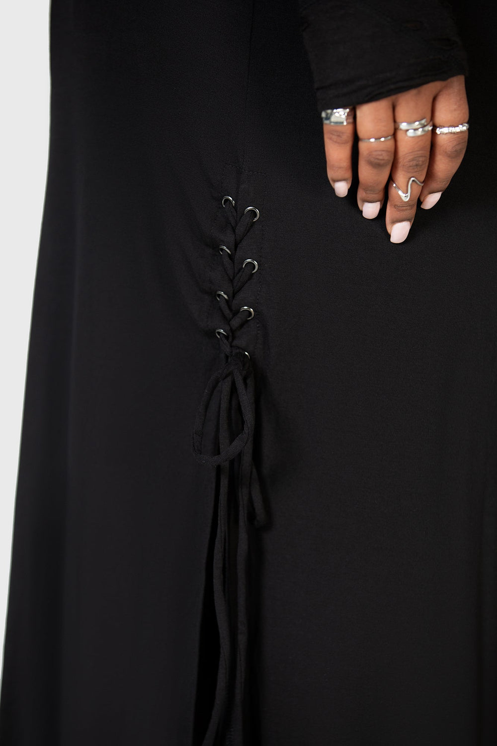 Secretly Weep Maxi Skirt Killstar
