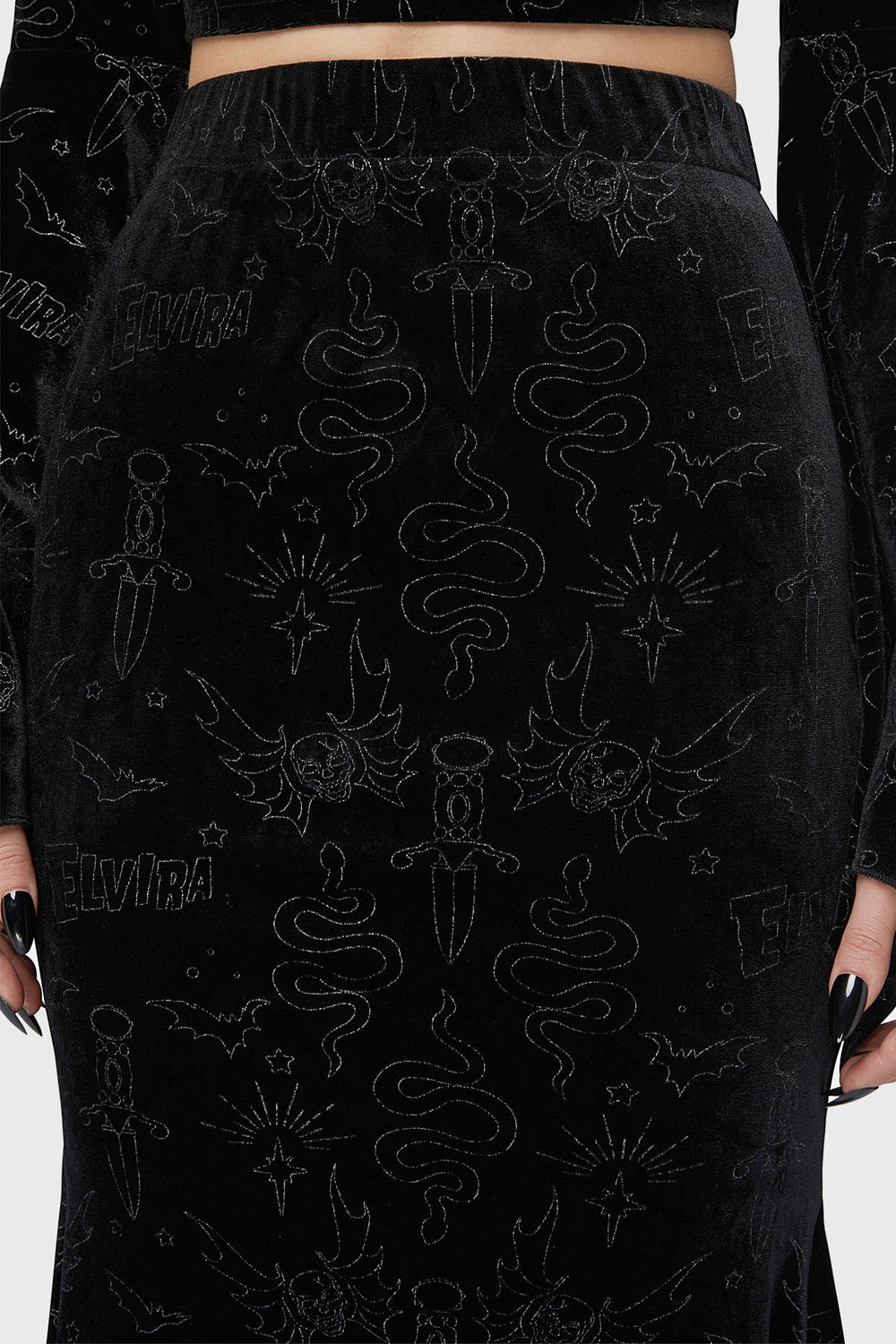 Yours Cruelly Maxi Skirt Killstar