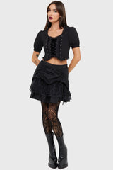 Euphemia Mini Skirt Killstar