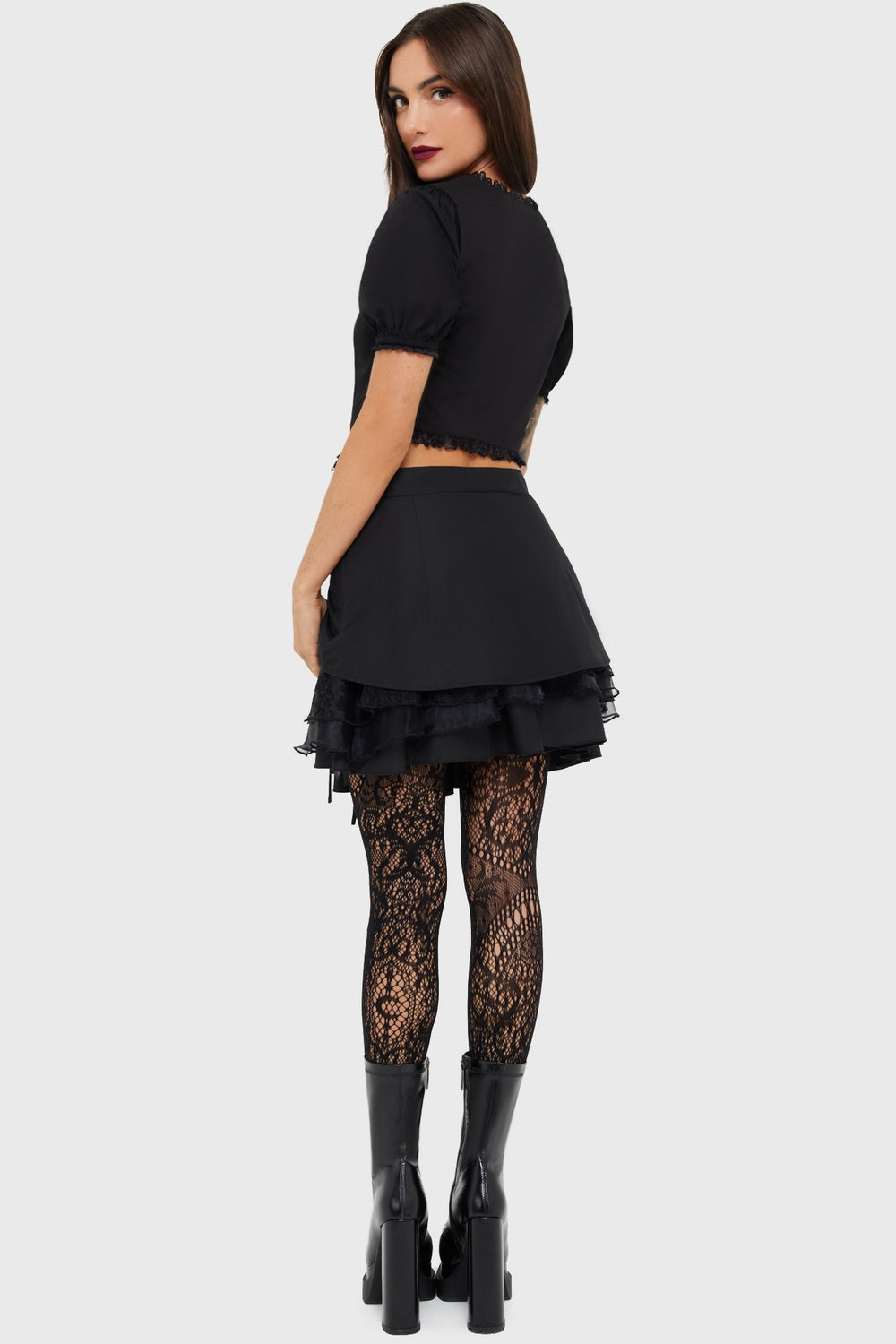 Euphemia Mini Skirt Killstar