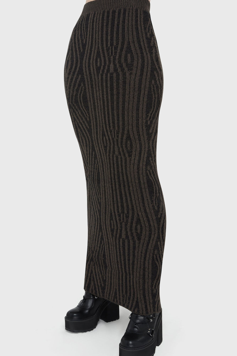 Thorned Woods Maxi Skirt Killstar