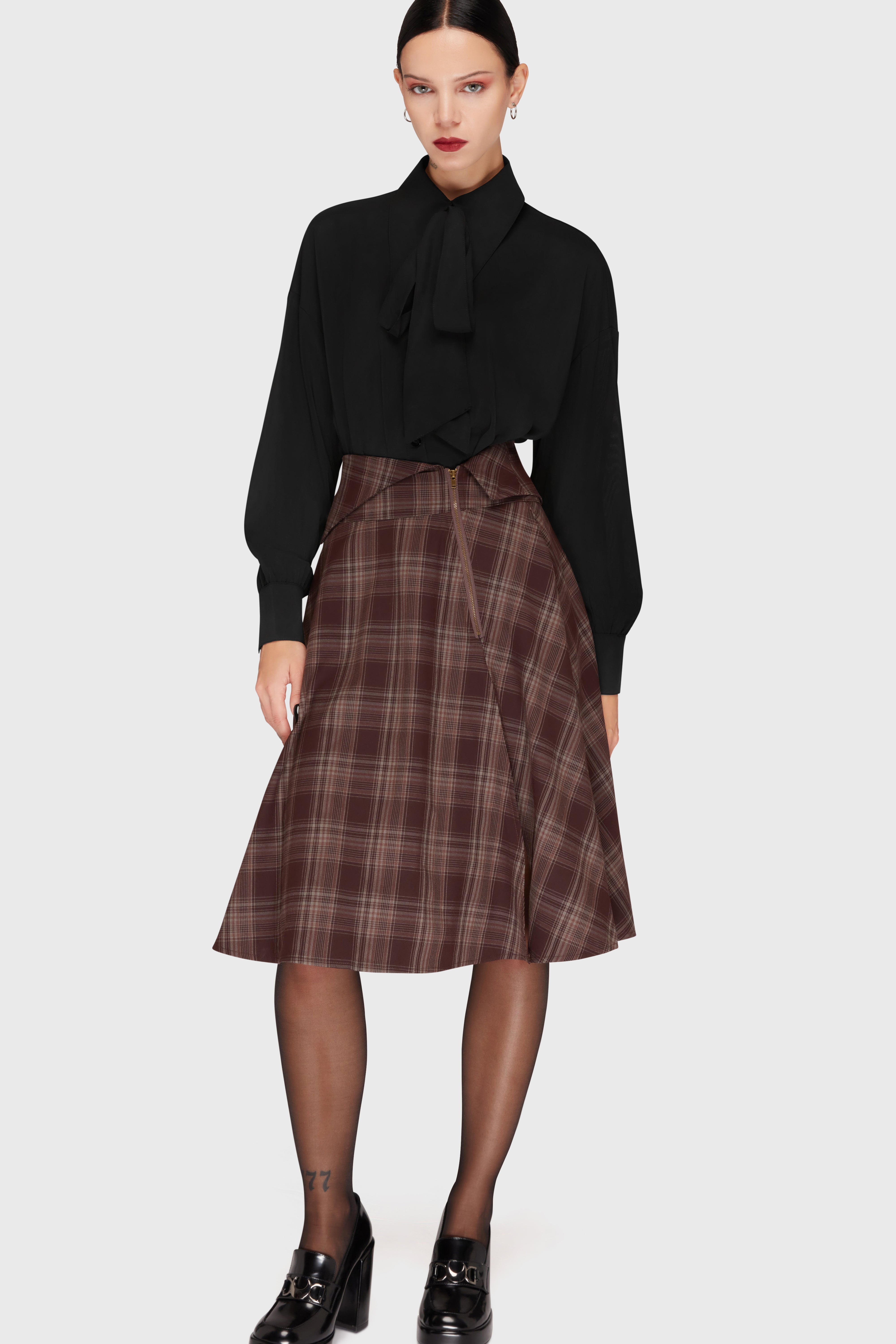 Morning Meadow Midi Skirt Killstar