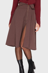 Midnight Gaze Midi Skirt Killstar