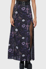Dusk's Garden Maxi Skirt Killstar