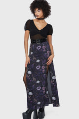 Dusk's Garden Maxi Skirt Killstar