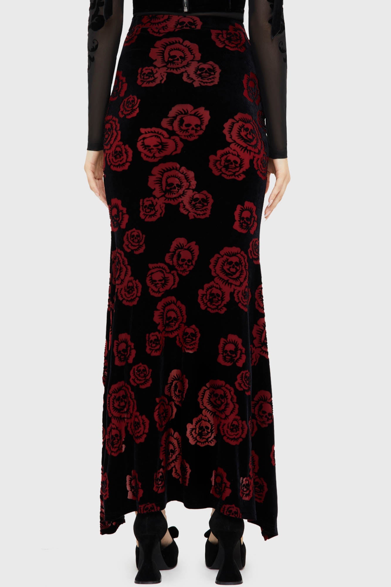 Pandora's Rose Maxi Skirt Killstar