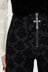 Melisande Skinny Fit Trousers Killstar