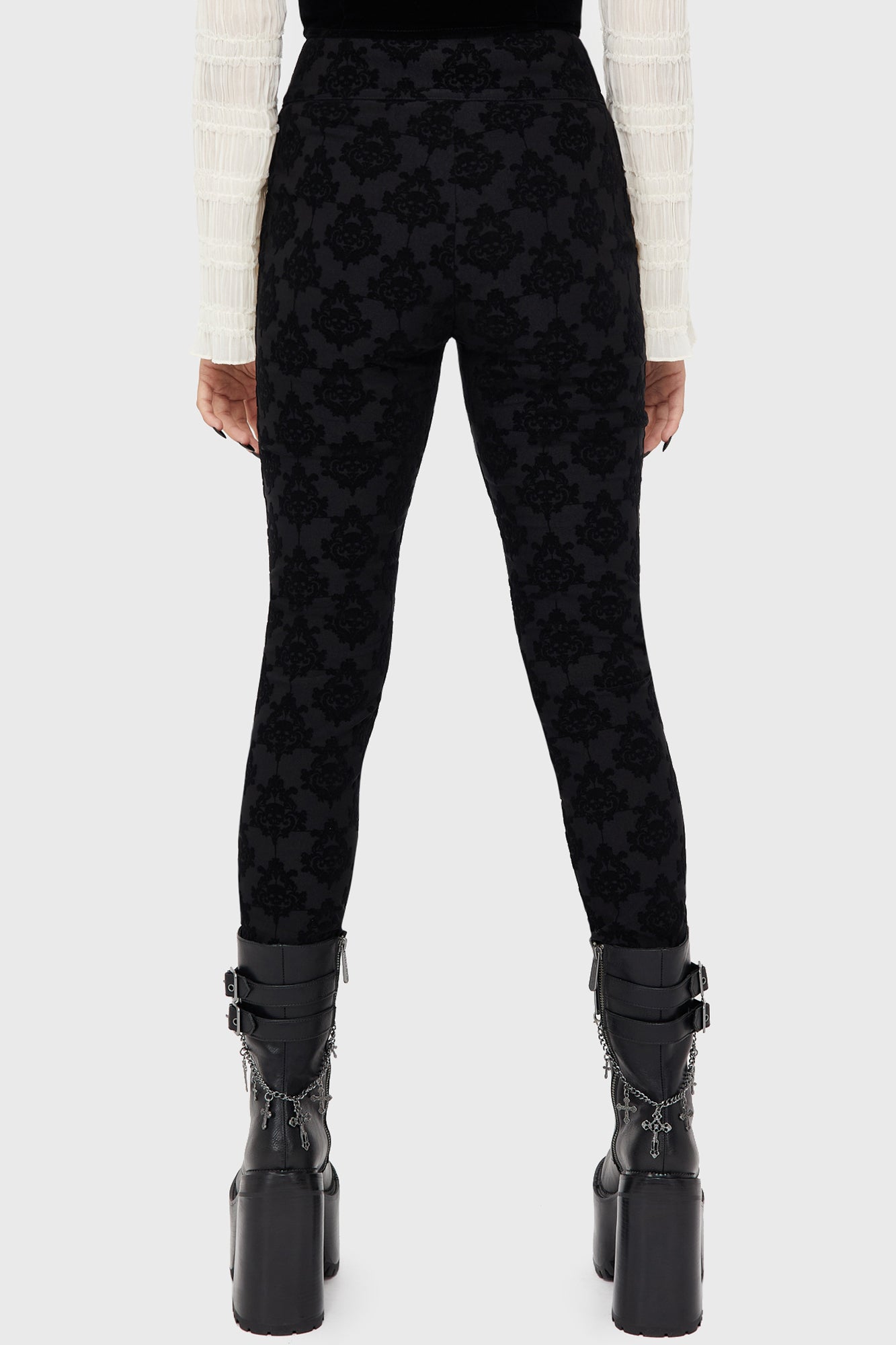Melisande Skinny Fit Trousers Killstar