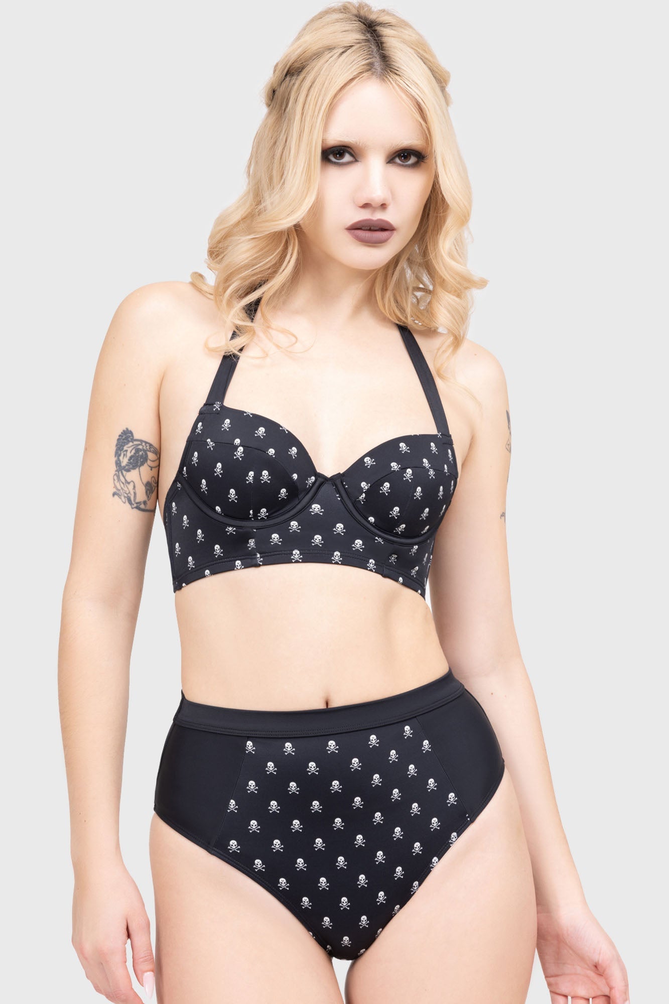 Raven Reef Bikini Bottoms Killstar