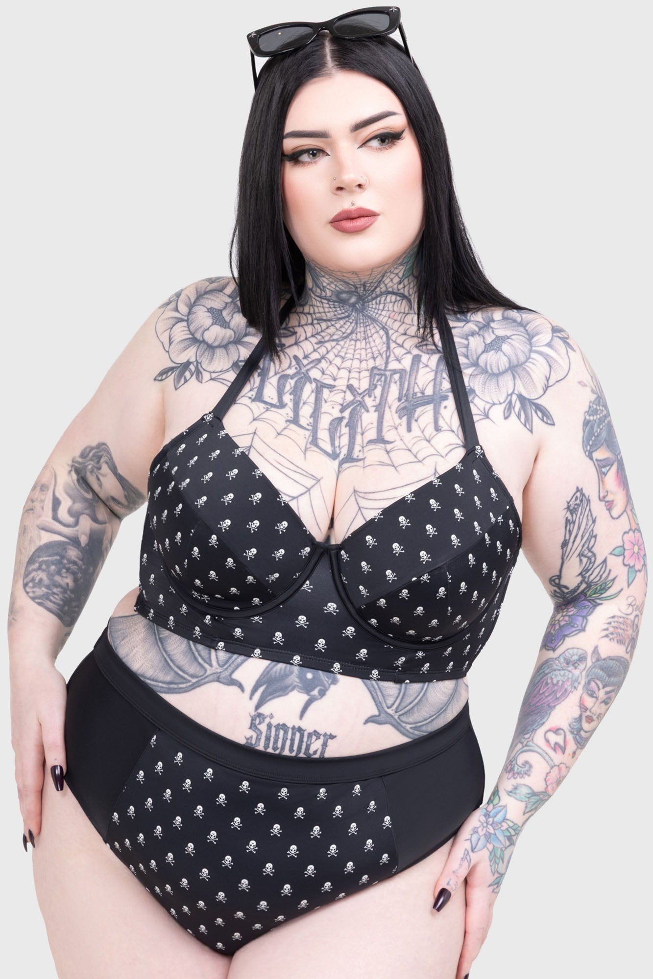 Raven Reef Bikini Bottoms Killstar