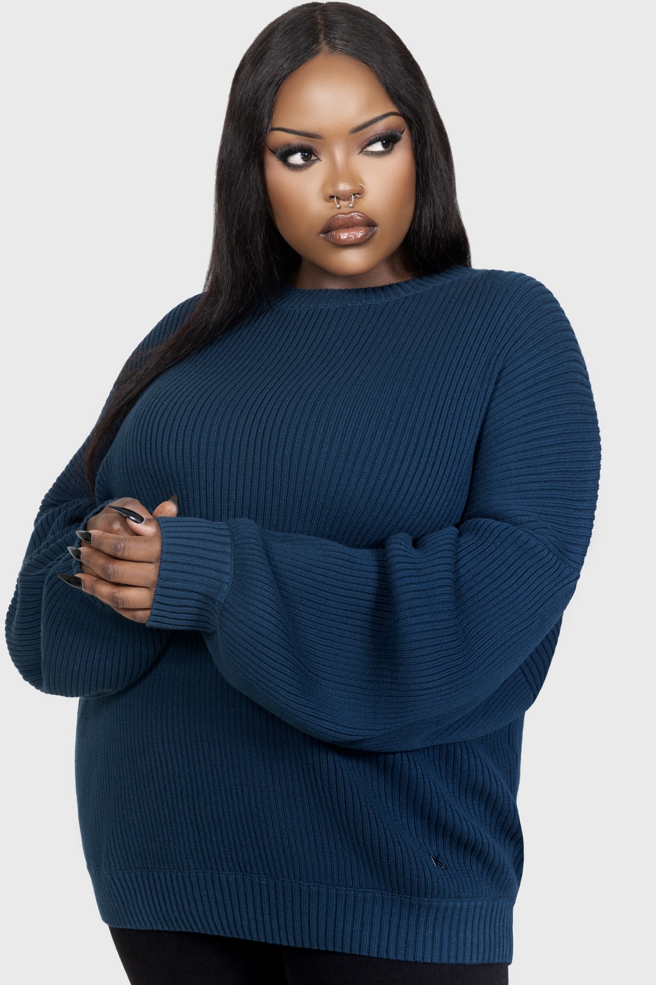 Belinda Sweater [TEAL] Killstar