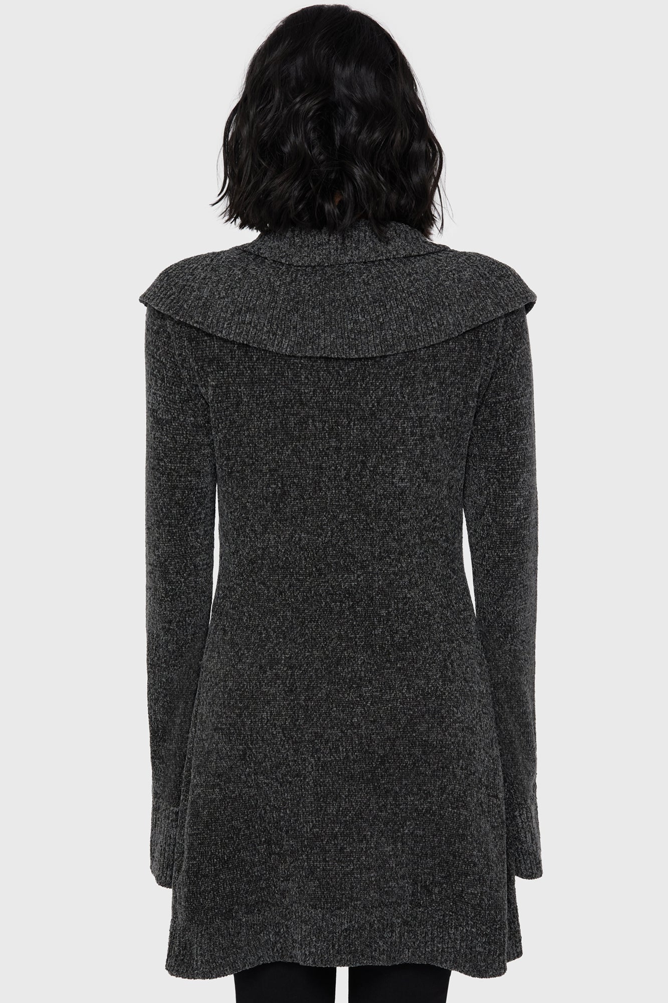 Lunar Owl Cardigan [Grey] Killstar