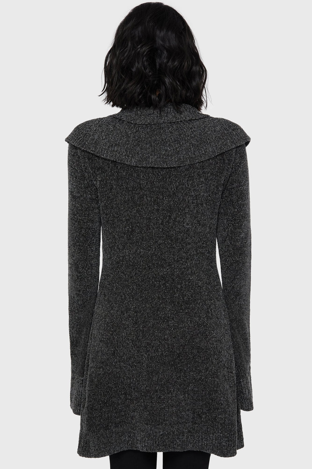 Lunar Owl Cardigan [Grey] Killstar