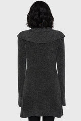 Lunar Owl Cardigan [Grey] Killstar