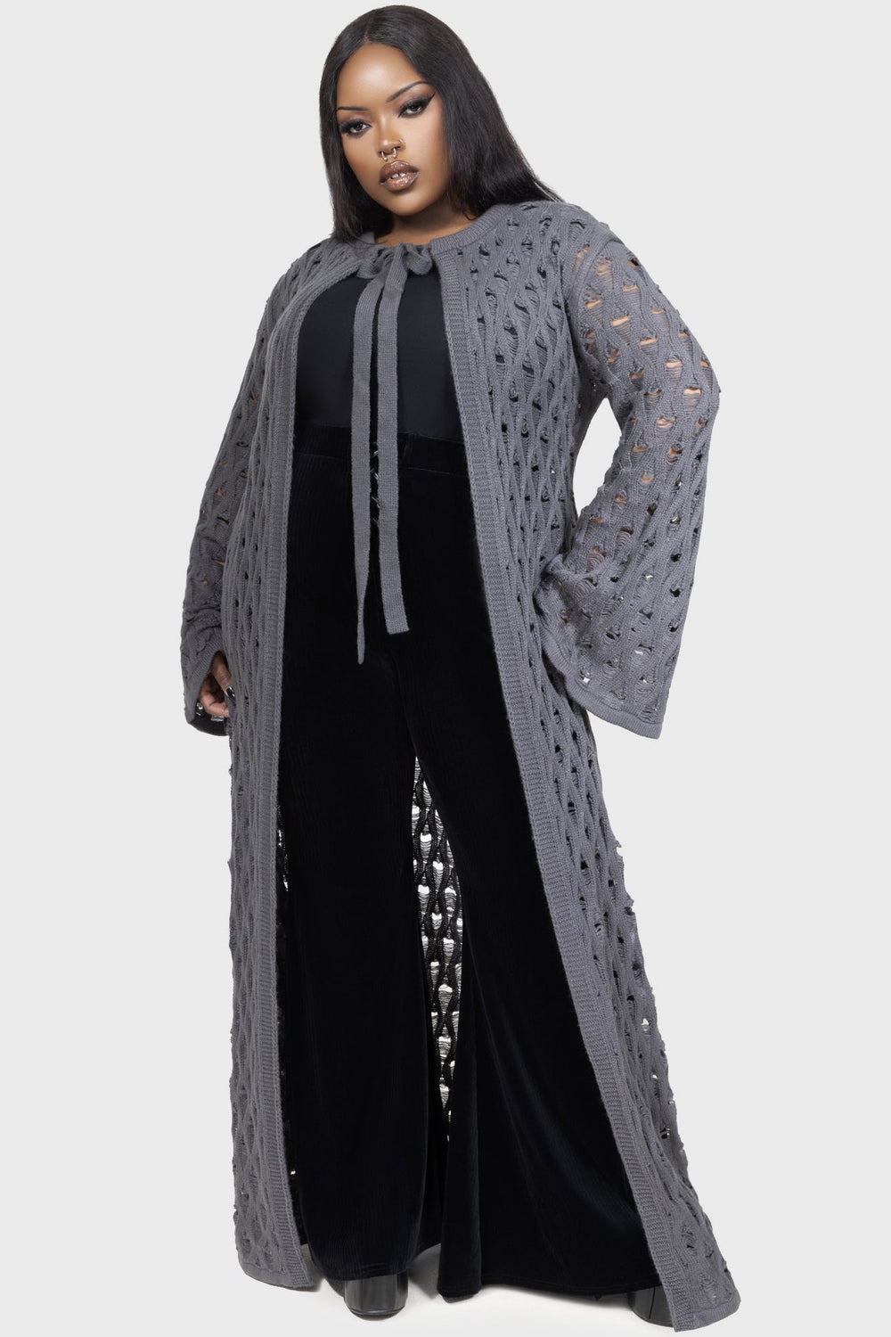 Nymeria Cardigan [GREY] Killstar