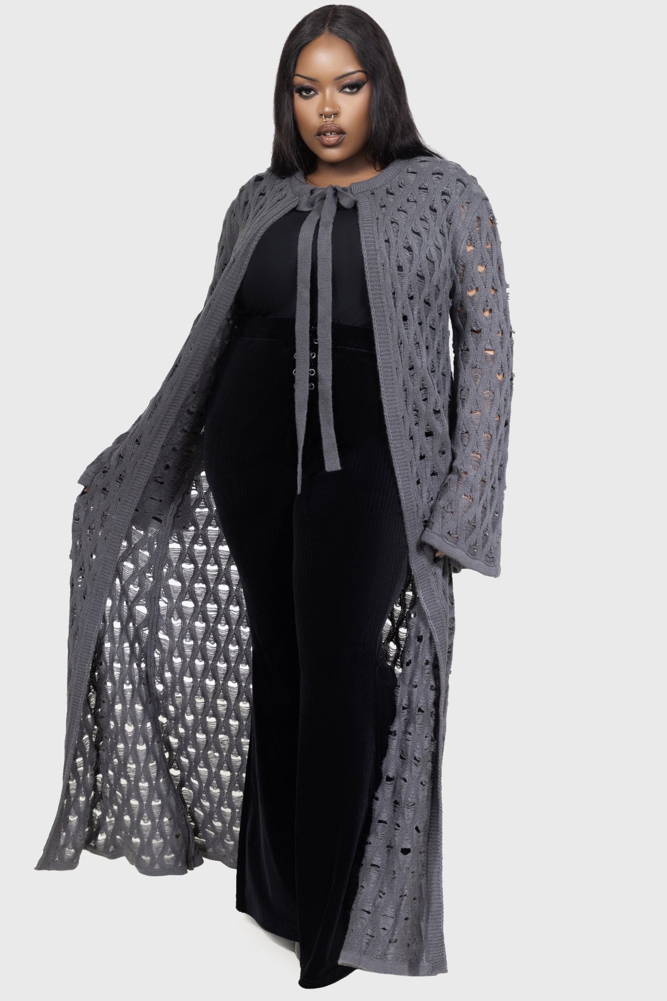Nymeria Cardigan [GREY] Killstar
