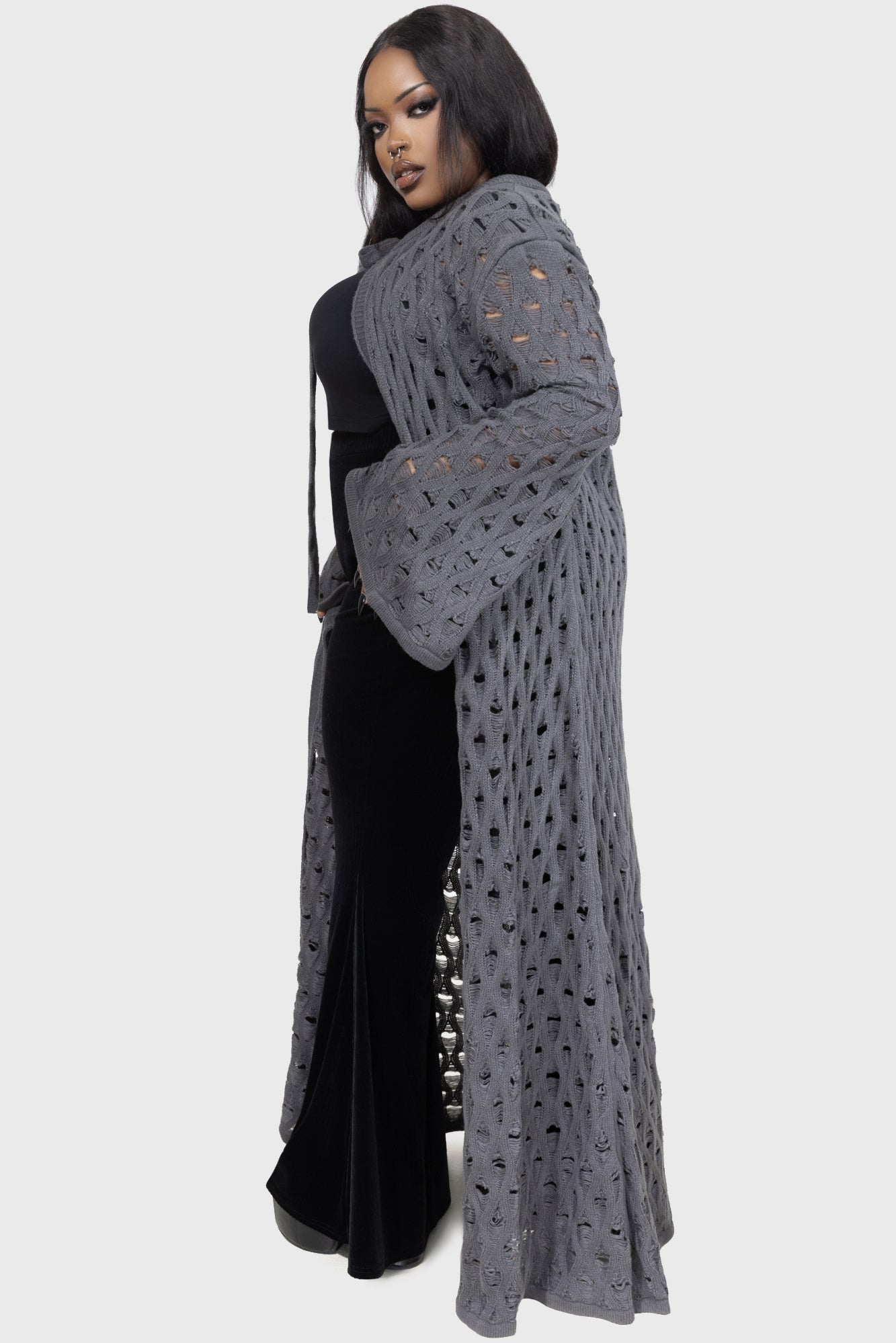 Nymeria Cardigan [GREY] Killstar